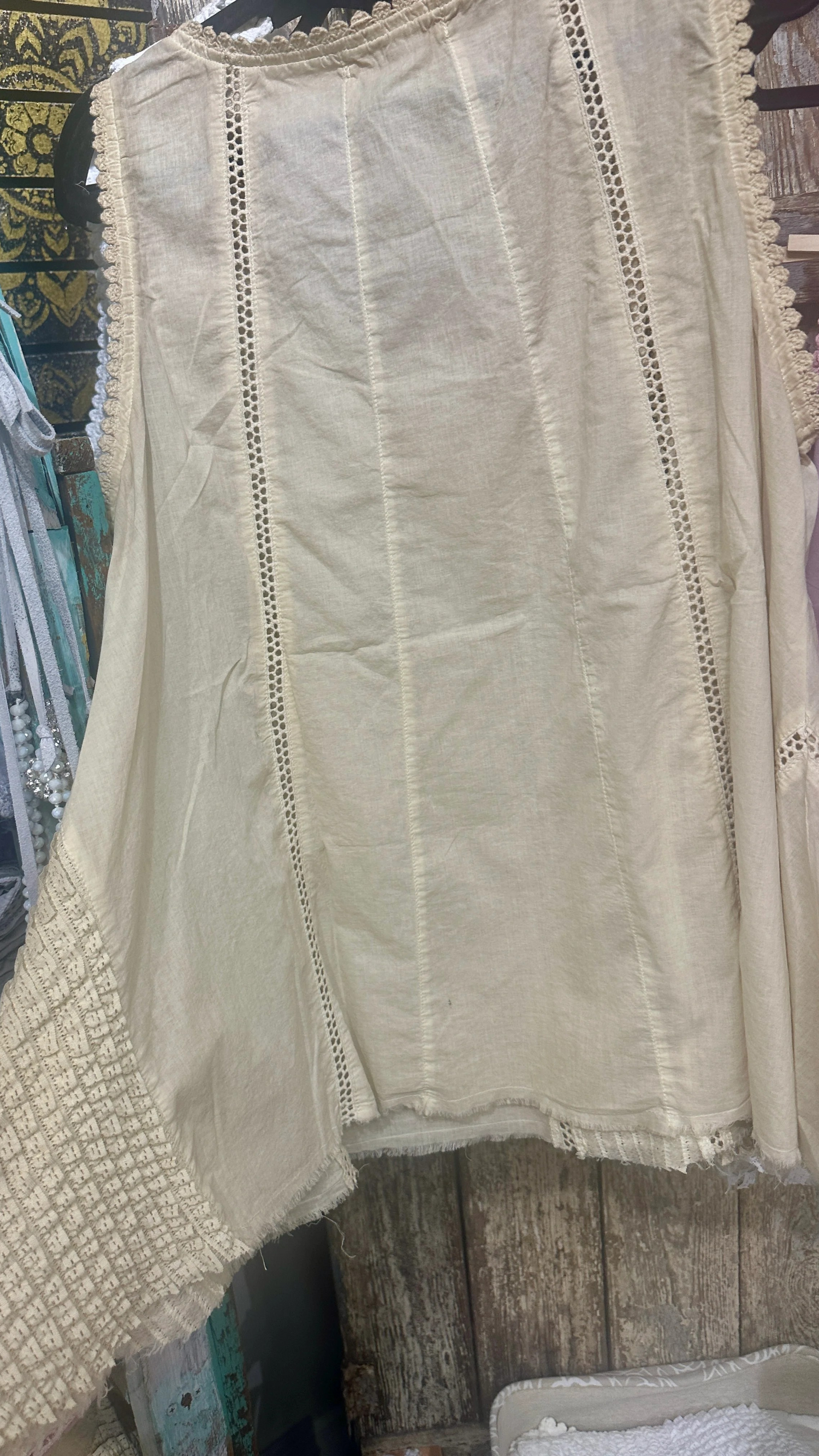 Vintage Tea Lace Cami S/M