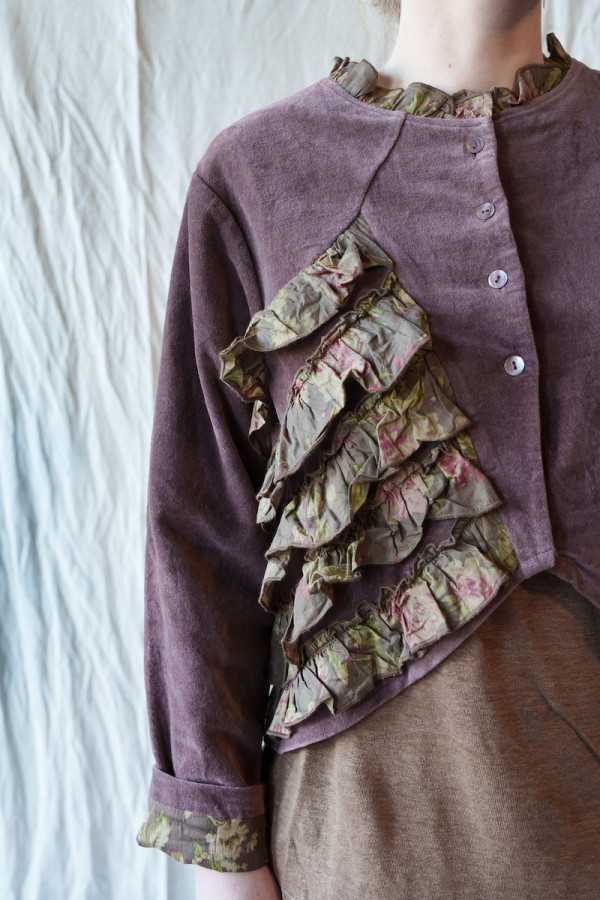 Liane Short Jacket in Rosewood - Vintage Vault Boutique