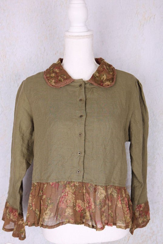 Mathis Jacket in Moss - Vintage Vault Boutique
