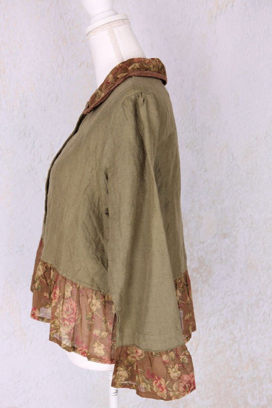 Mathis Jacket in Moss - Vintage Vault Boutique