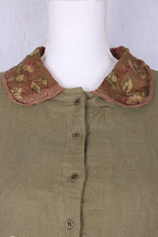 Mathis Jacket in Moss - Vintage Vault Boutique
