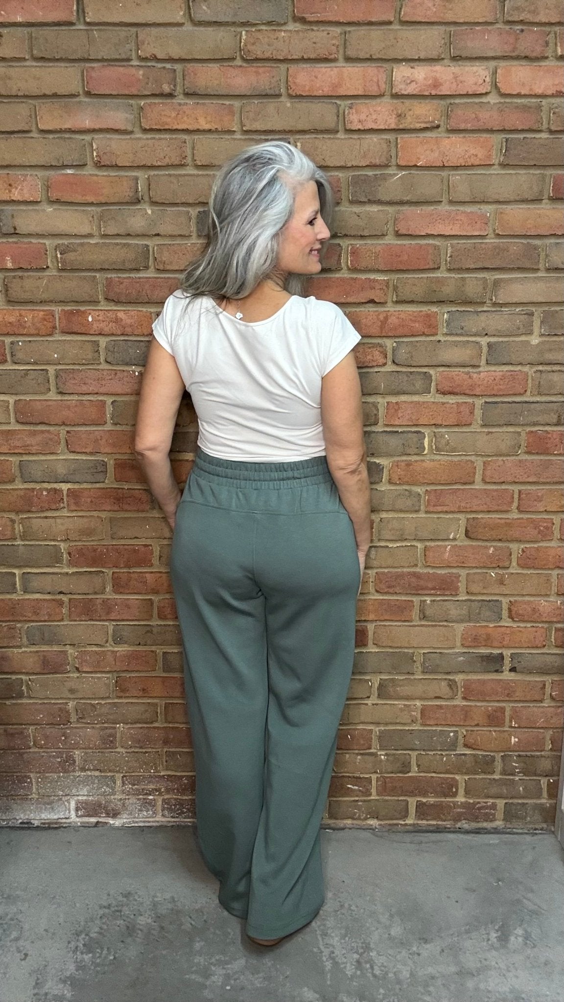 Modal Scuba Straight Pant - Vintage Vault Boutique