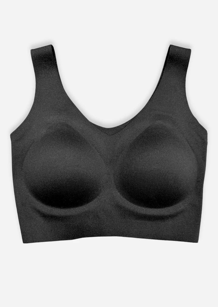 Seamless Cloud Bra - Black - Vintage Vault Boutique