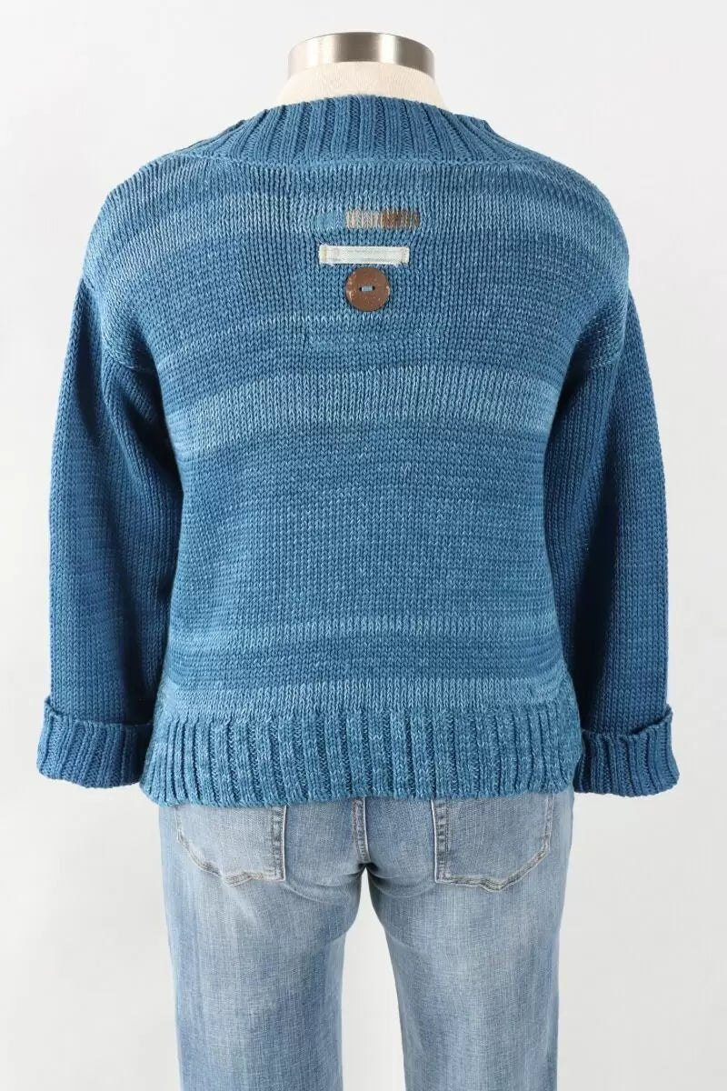 Thelma Pullover Indigo - Vintage Vault Boutique