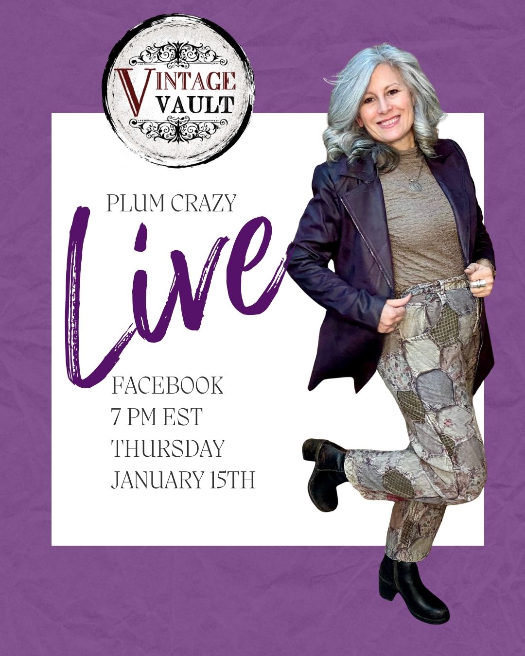JANUARY 15th LIVE - Vintage Vault Boutique