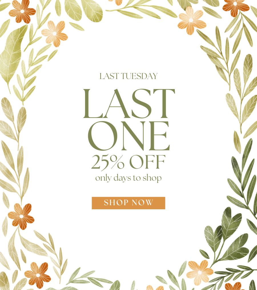 Last Tuesday - Last ONE SALE
