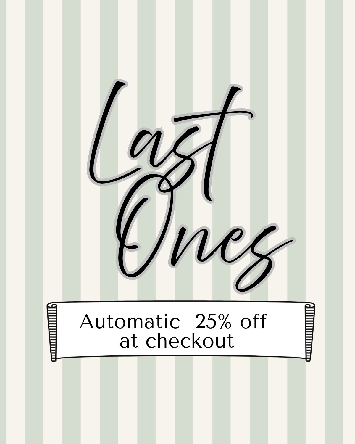 Last Ones!  25% off - Vintage Vault Boutique