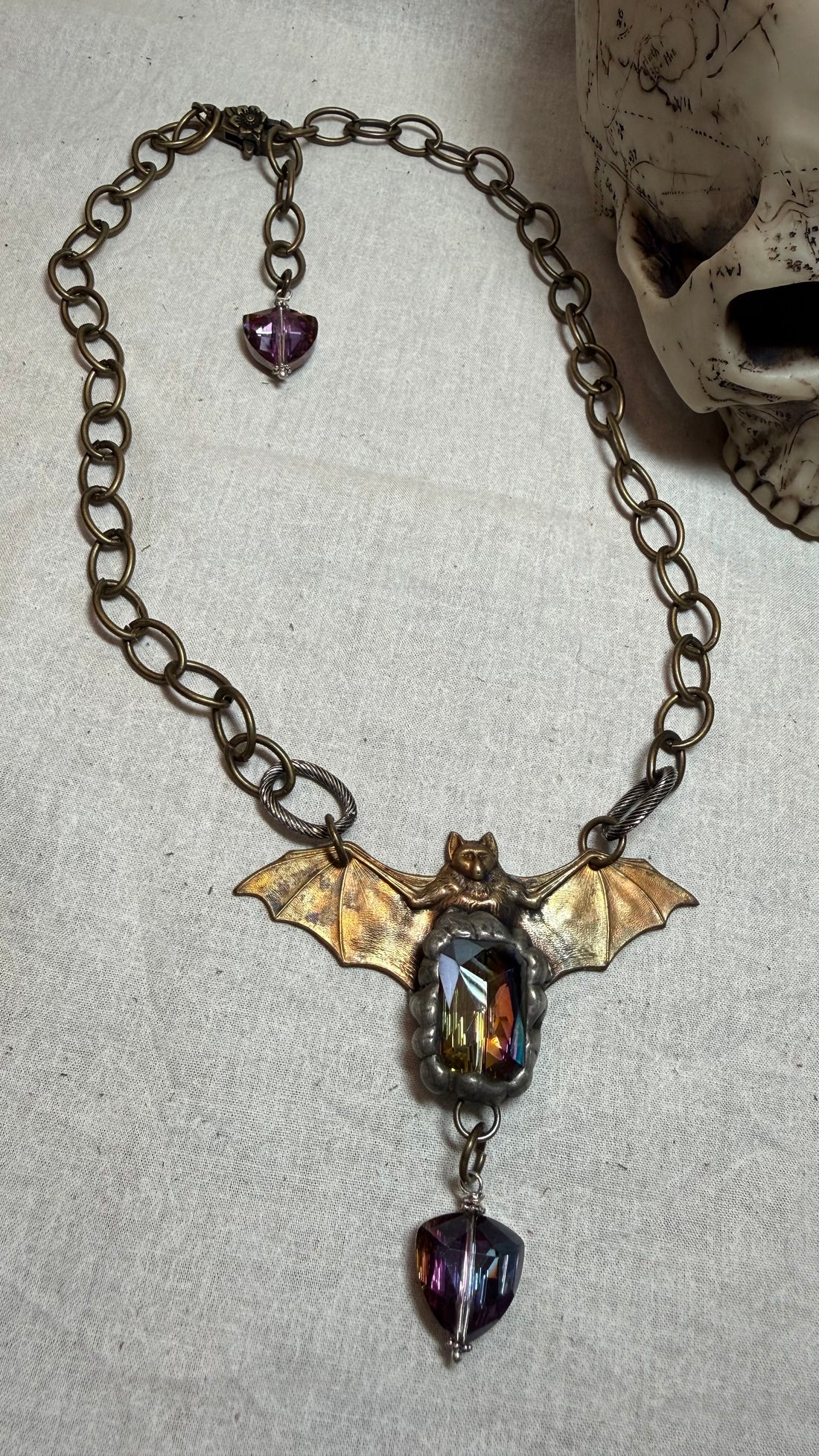 Bling Bat Necklace