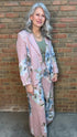 One Button Print Jacket - Vintage Vault Boutique