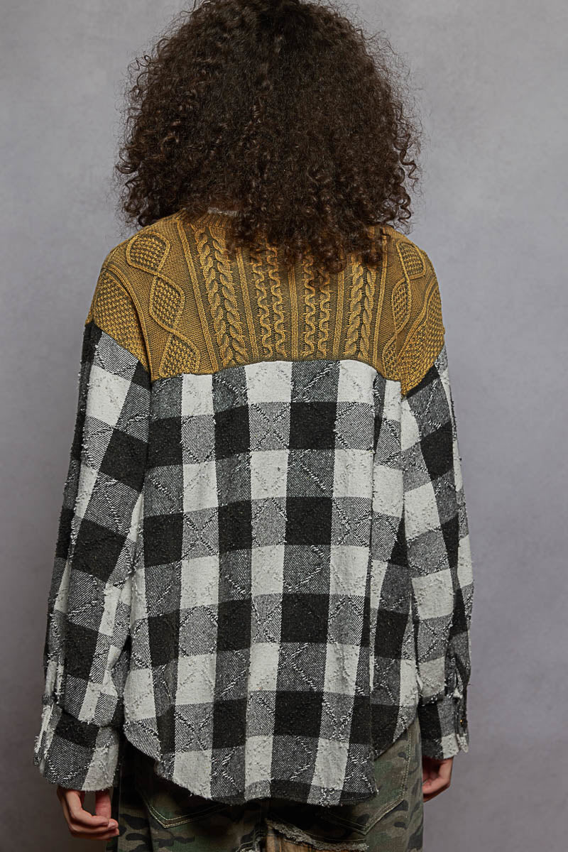 Olive Mixed Up Sweater