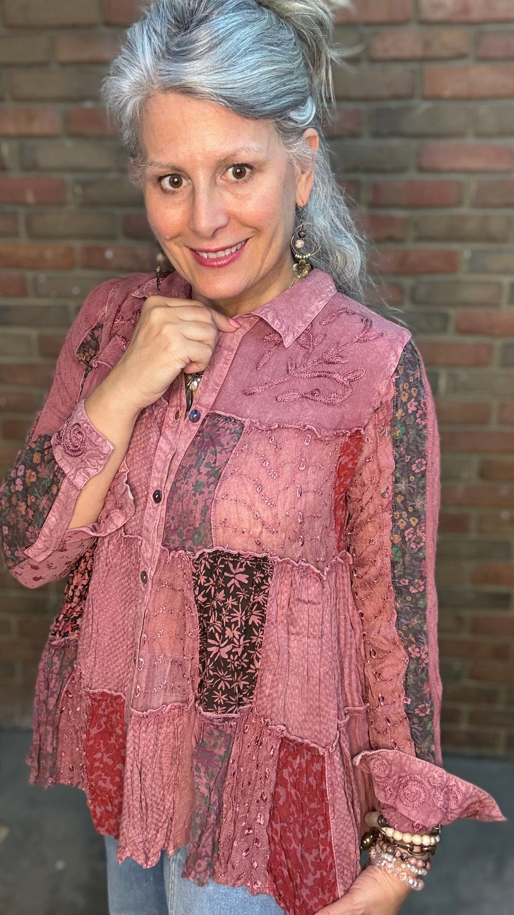 Vintage Tiered Shirt