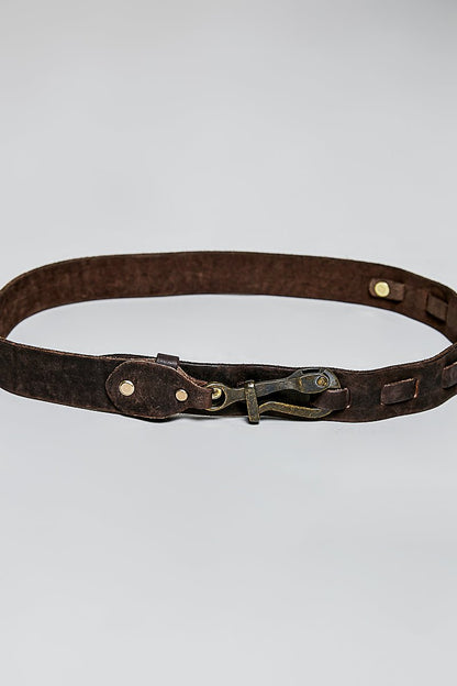 Vintage Brass Hook Belt - Vintage Vault Boutique