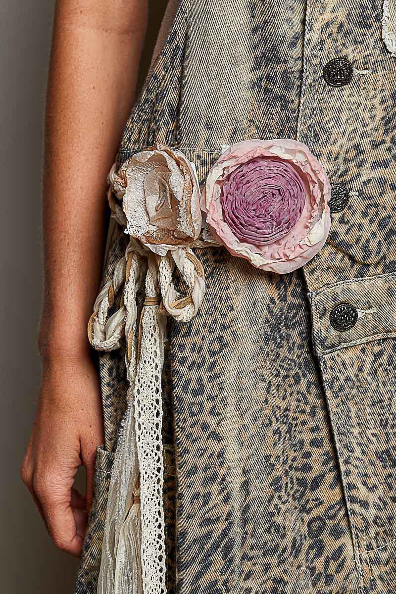 Lace and Flower Belt