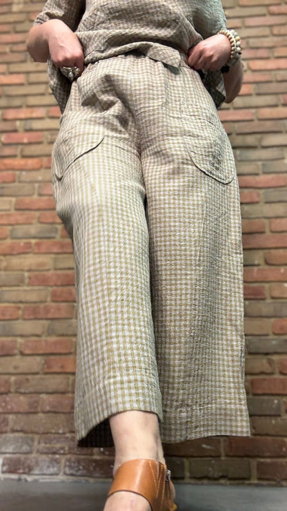 Ellery Butter Check Pant - Vintage Vault Boutique
