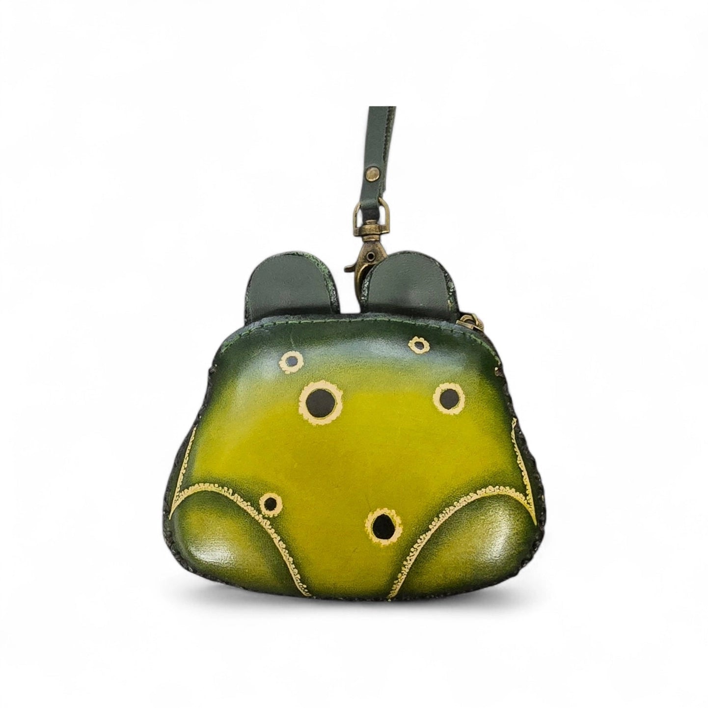 Leather Frog Wristlet - Vintage Vault Boutique