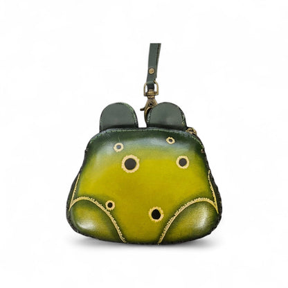 Leather Frog Wristlet - Vintage Vault Boutique