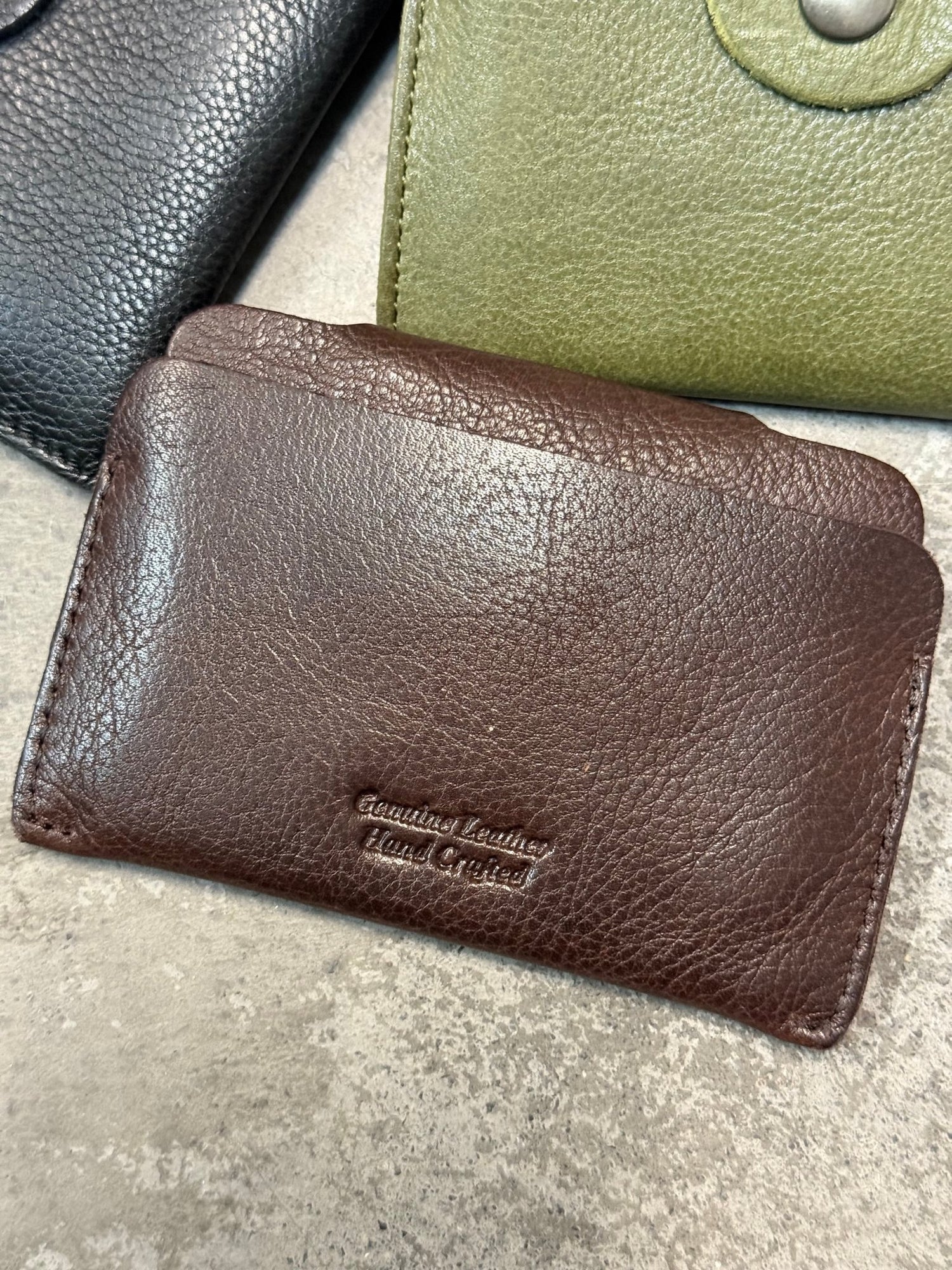Soft Leather Card Holder - Vintage Vault Boutique