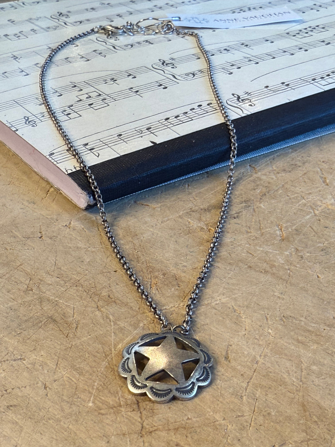 OFK Sterling Silver Star Necklace OFK5105