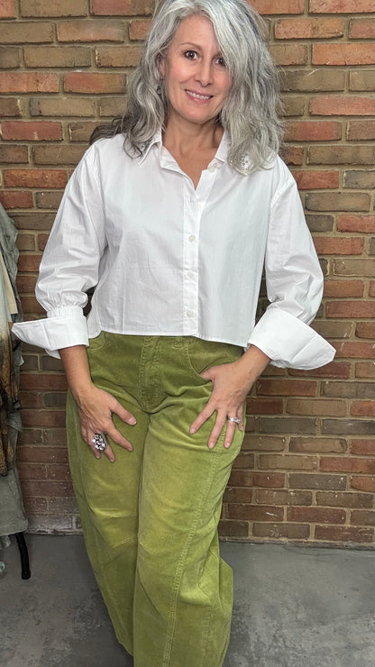 Cotton Embellished Collar Shirt