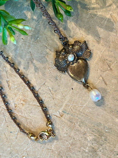 Lovebird Heart Necklace 11