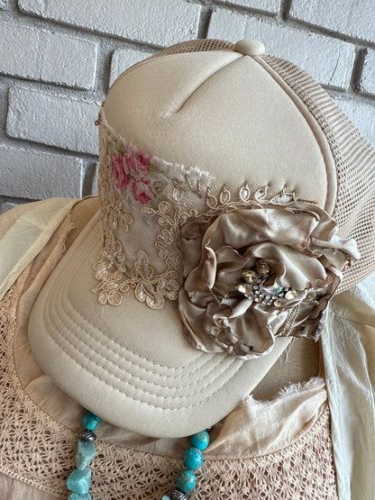 Embellished Baseball Hat - Vintage Vault Boutique