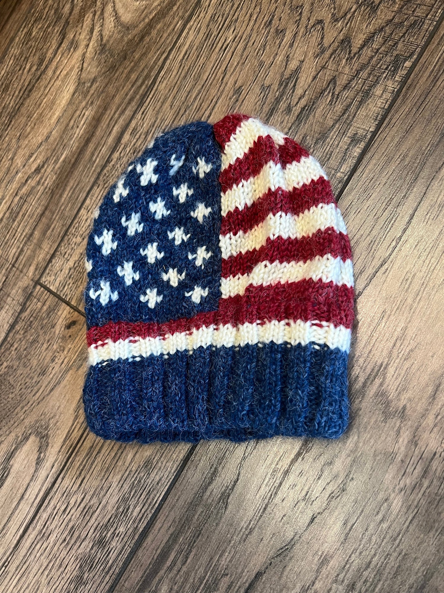Flag Hat with Ribbed Headband