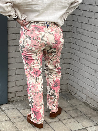 Reversible Floral/Beige Pant