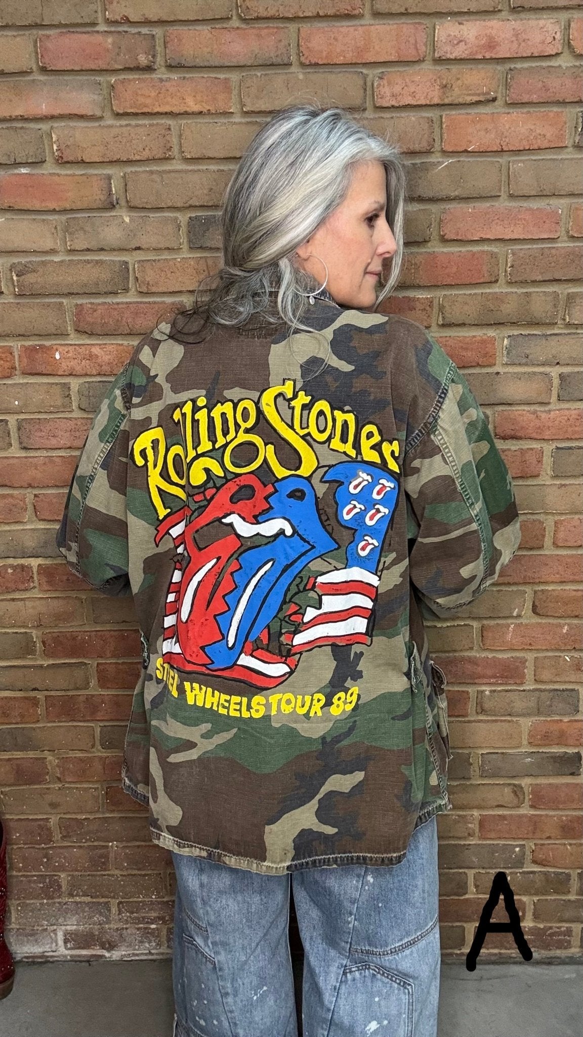 The Rolling Stones Camo Jacket - Vintage Vault Boutique