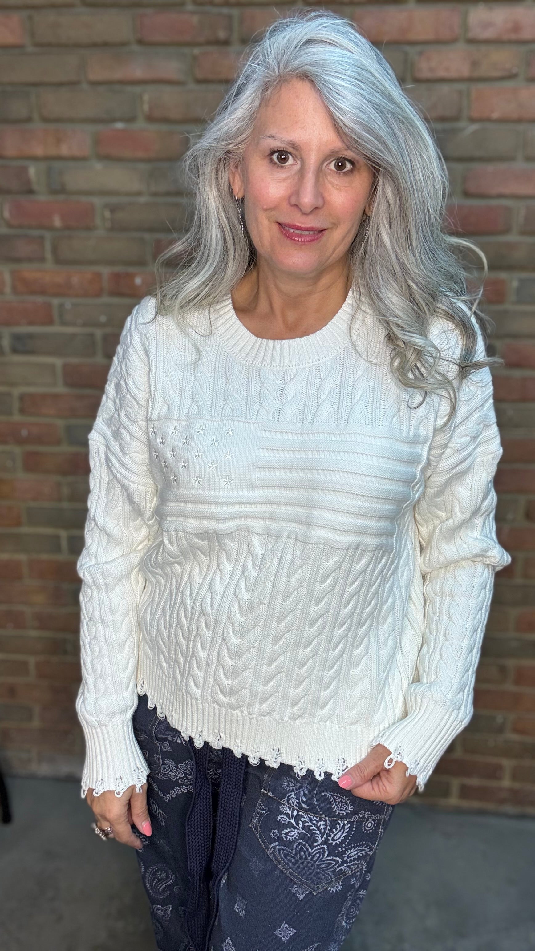 RANIA Cable Knit Sweater