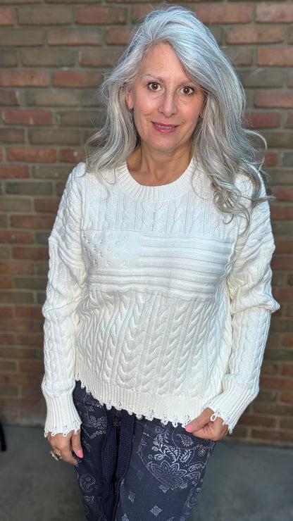 RANIA Cable Knit Sweater