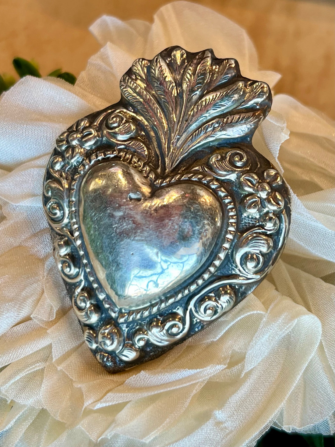 Silver Heart Ring