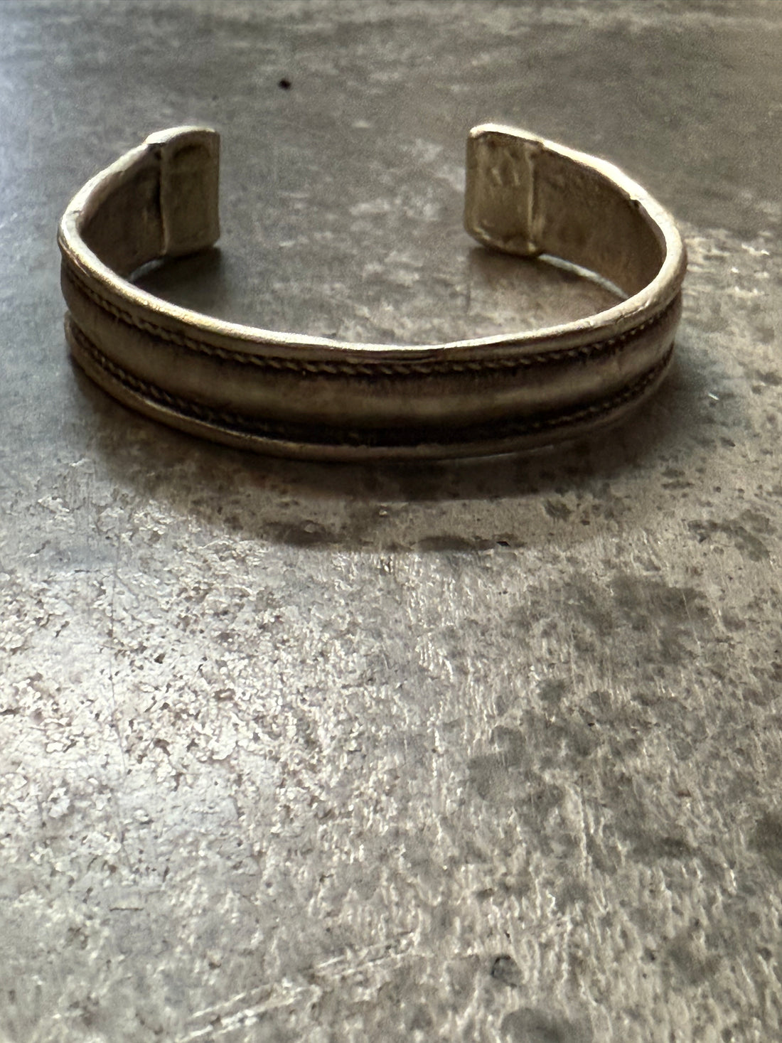 Turkish Silver Simple Cuff Bracelet