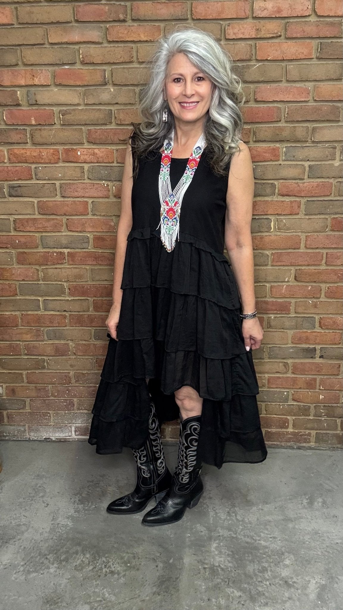 Rio Dress in Black - Vintage Vault Boutique
