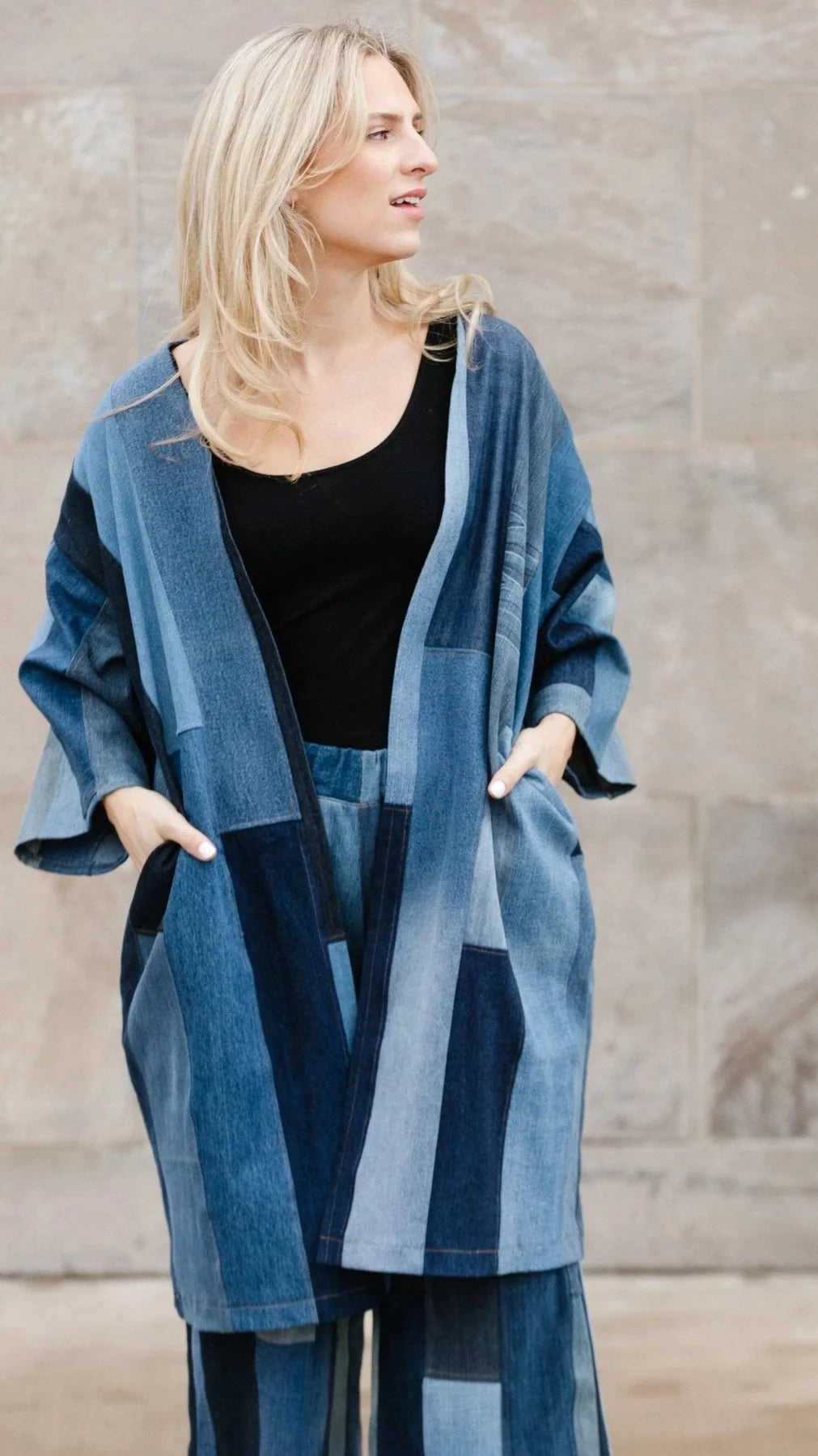 Tapiz Cardigan - Upcycled Denim