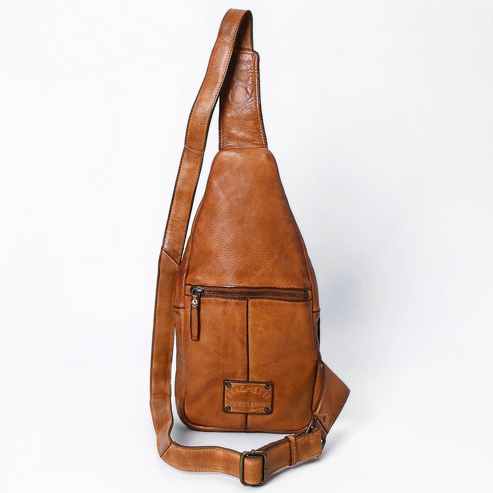 Leather Sling Bag - Vintage Vault Boutique