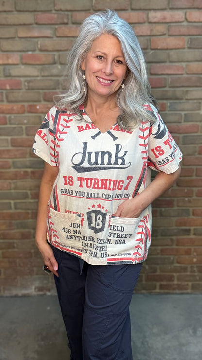 Junk Field Baseball Two Pocket Top