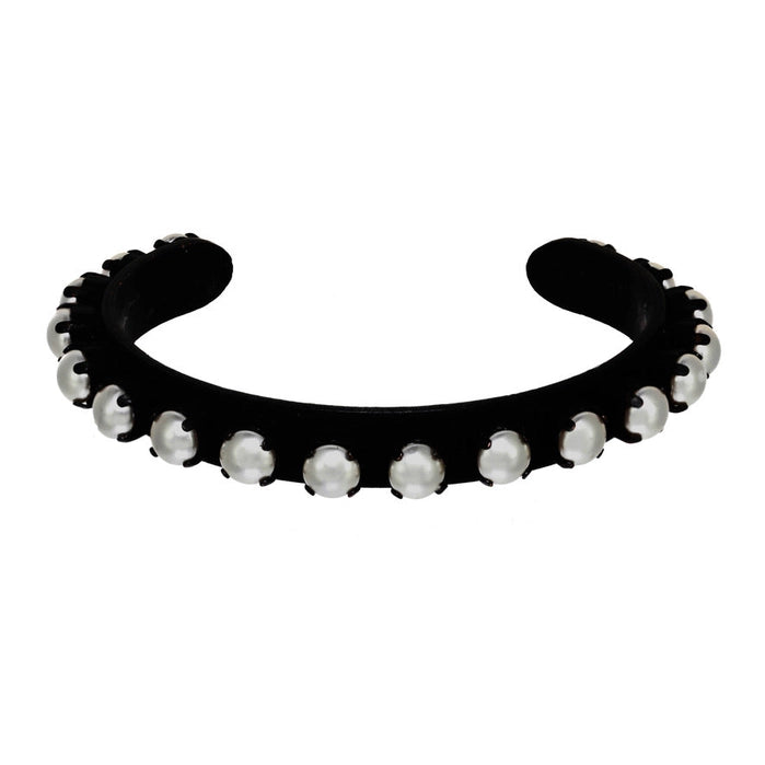 Kelly Cuff Bracelet Smutt and Pearl