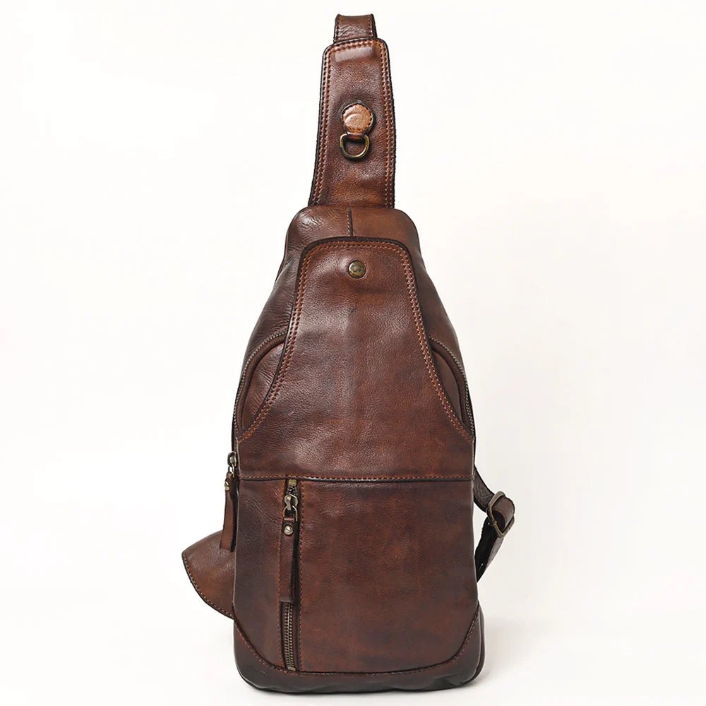 Leather Sling Bag - Vintage Vault Boutique
