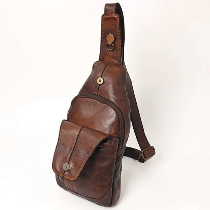 Leather Sling Bag - Vintage Vault Boutique