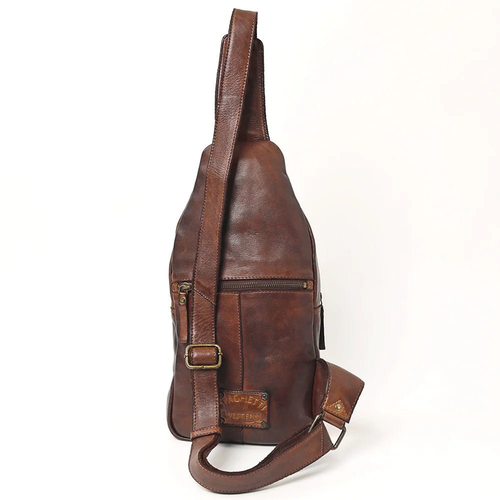 Leather Sling Bag - Vintage Vault Boutique