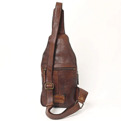 Leather Sling Bag - Vintage Vault Boutique