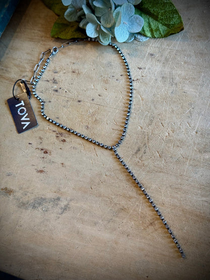 Kassandra Necklace Clear - Vintage Vault Boutique