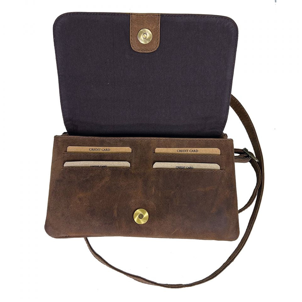 Leather Crossbody Purse - Vintage Vault Boutique