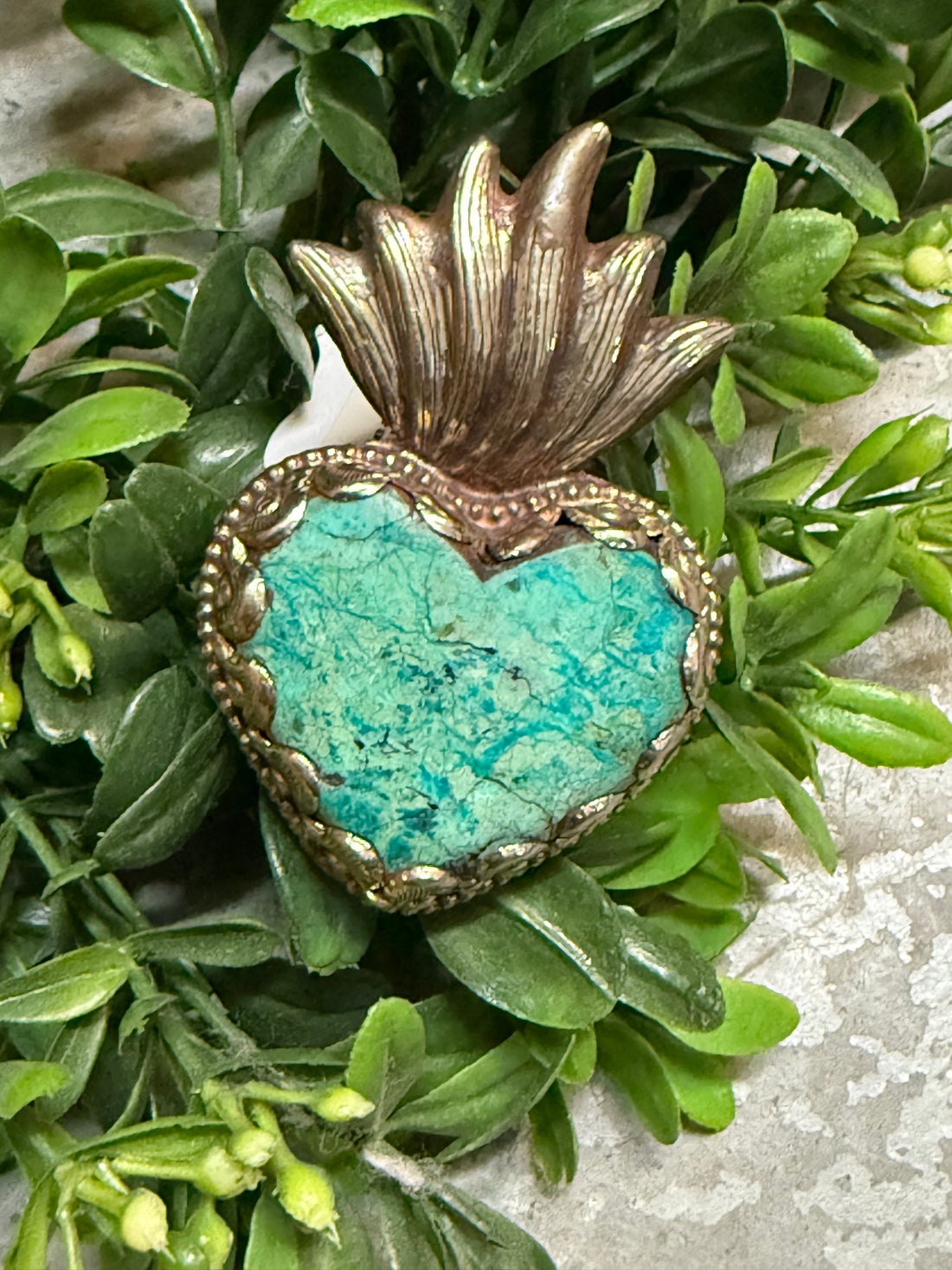 Heart Turquoise Ring