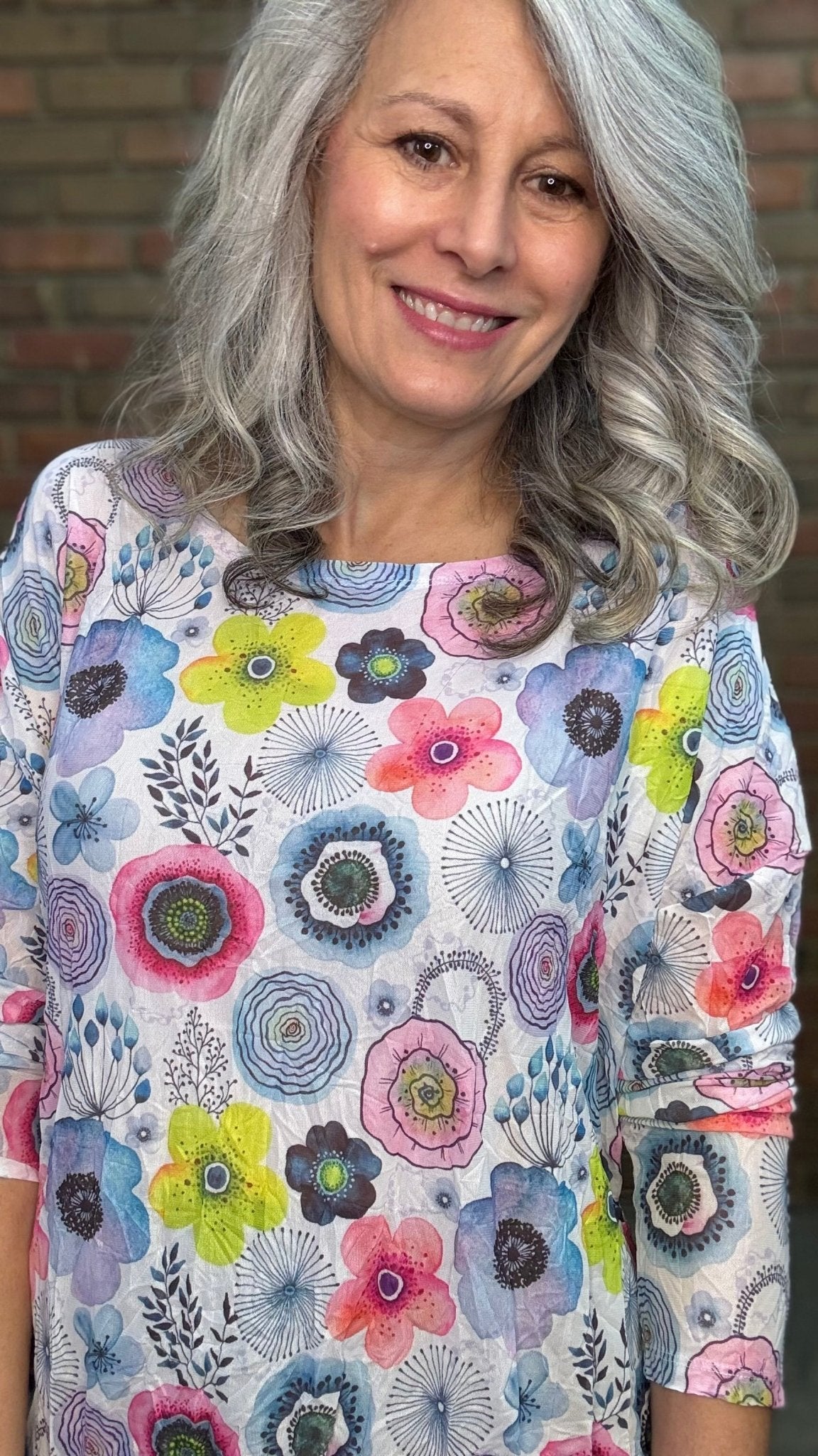 Floral Mesh Topper - Vintage Vault Boutique