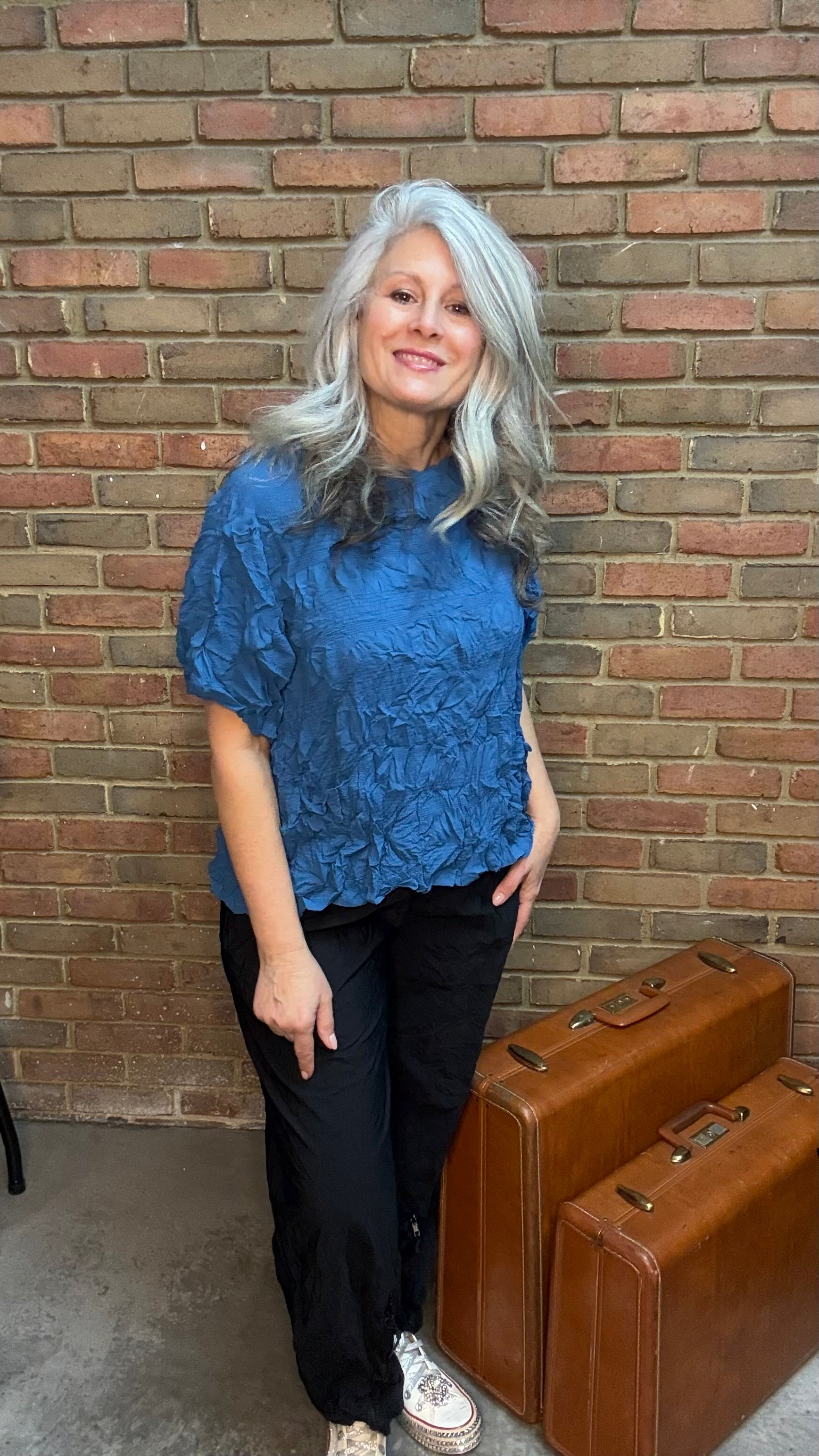Orabella Top Cadet Blue