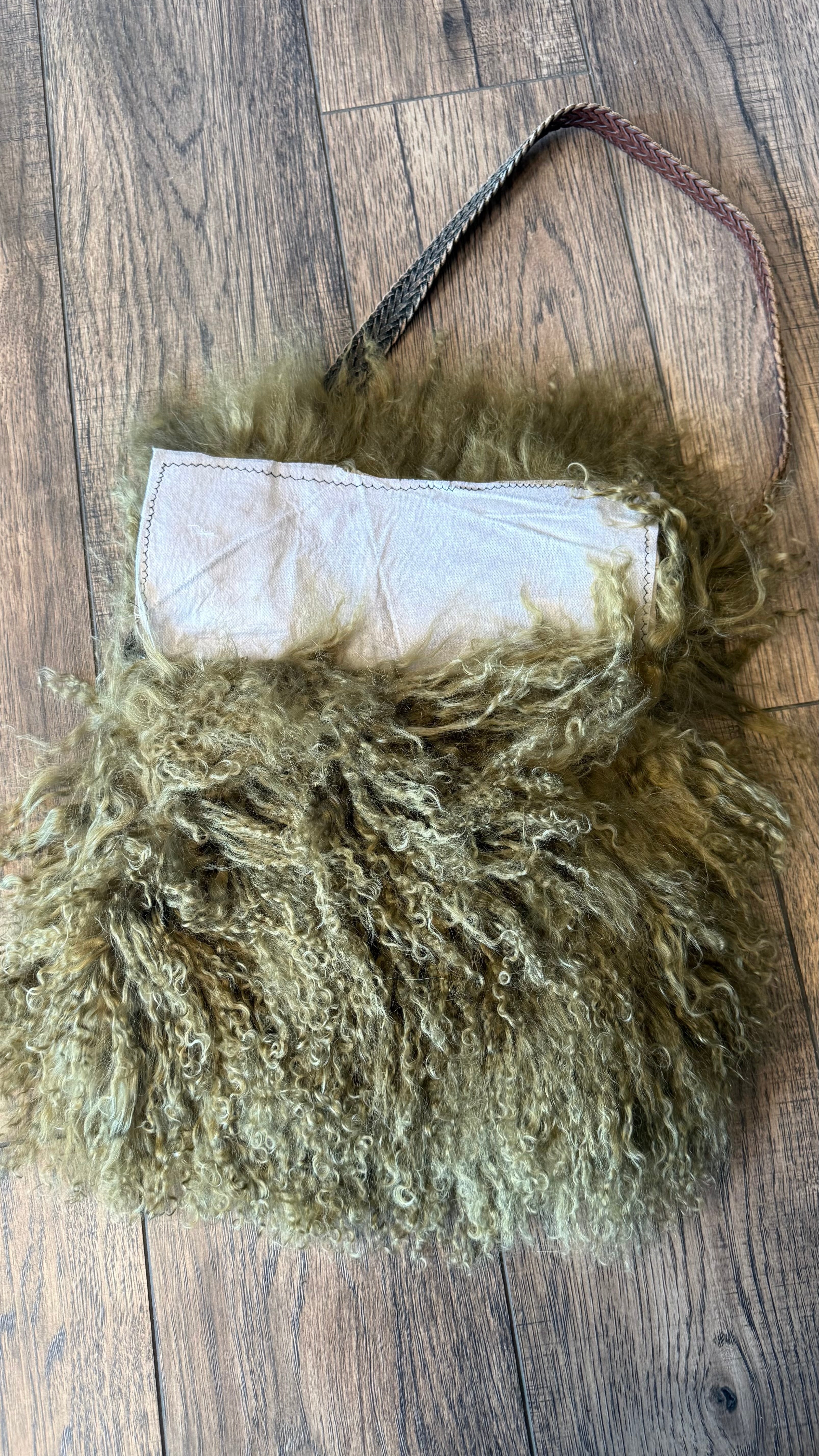 Small Green Mongolian Hand Bag