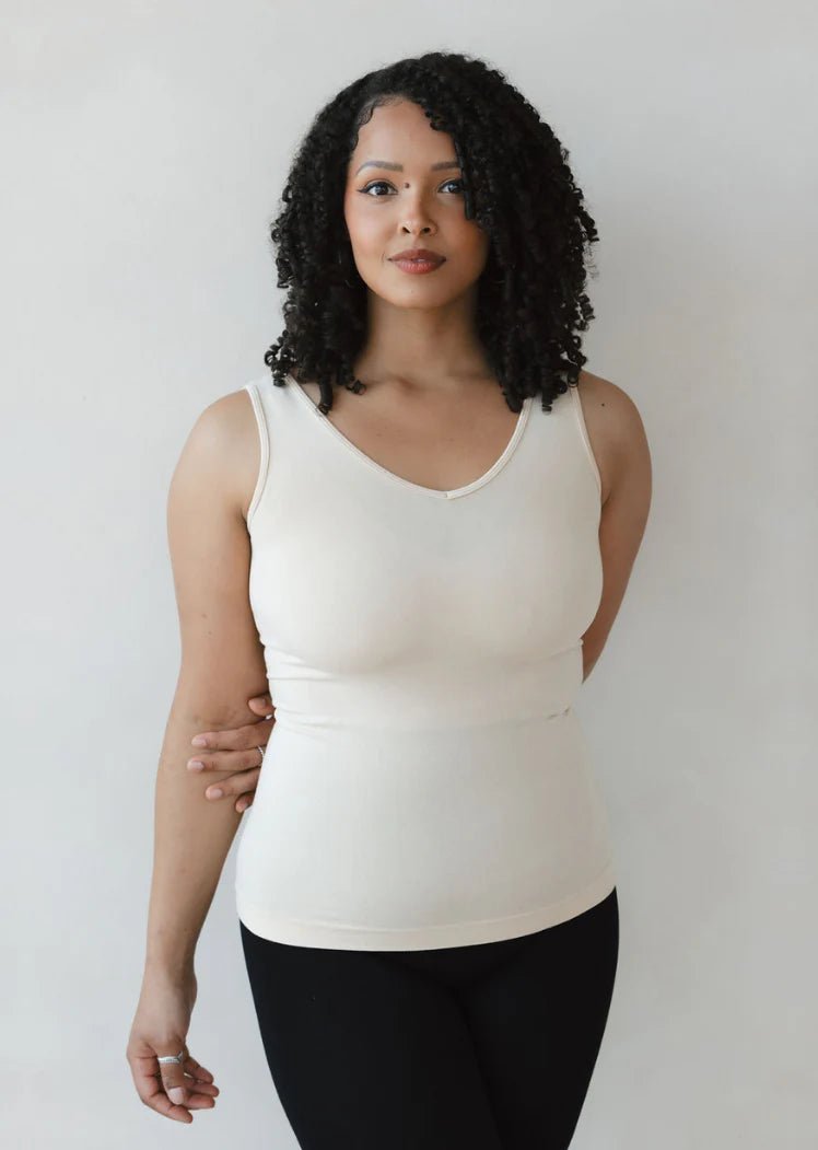 Reversible Solid Tank - Vintage Vault Boutique