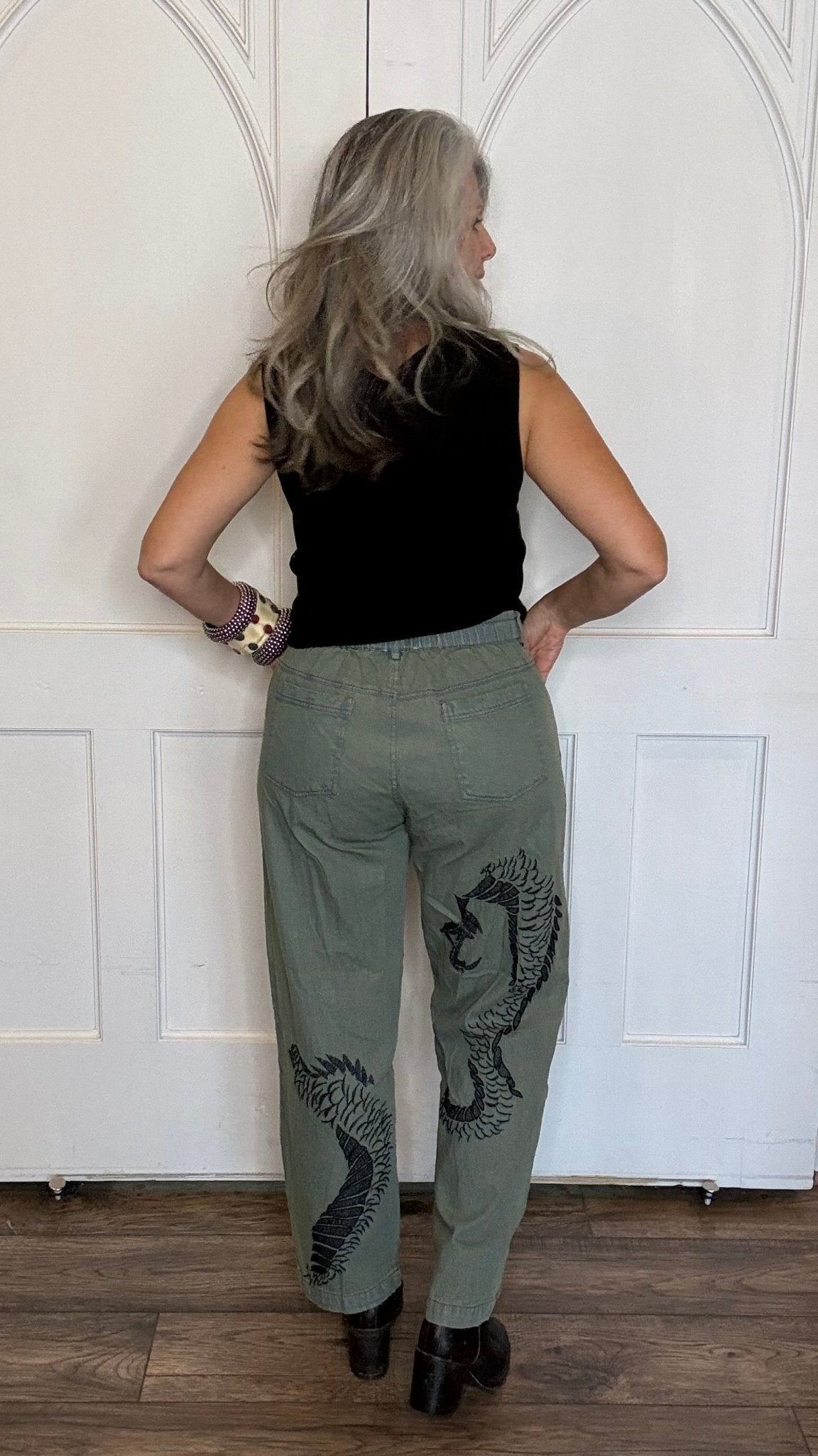Dragon Pant - Vintage Vault Boutique