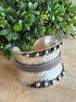 Distressed Embellished Cuff - Vintage Vault Boutique